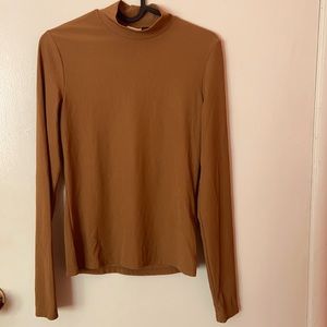 Camel mock neck long sleeve. FALL must have !